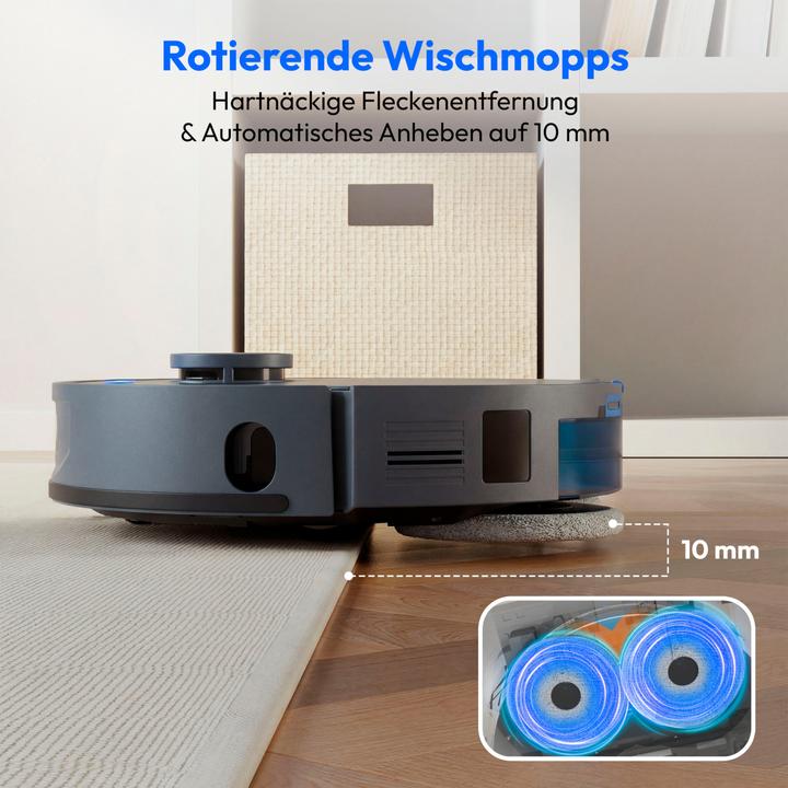 Actual product image Medion Saugroboter mit 3-in-1 Absaugstation, Lasernavigation und Wischfunktion X55 SW+ Pro (Starke 1