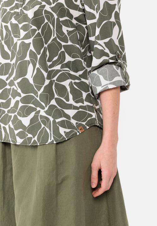 Produktbild Camel Active Schlupfbluse mit floralem Allover-Print (XS)