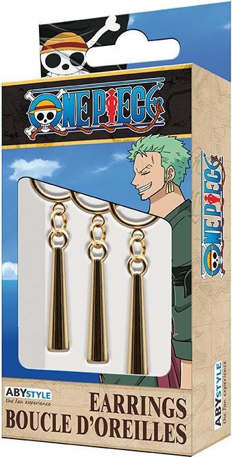 Immagine prodotto ABYstyle Orecchini One Piece Zoro 3 Pack (Lega di zinco + smalto)