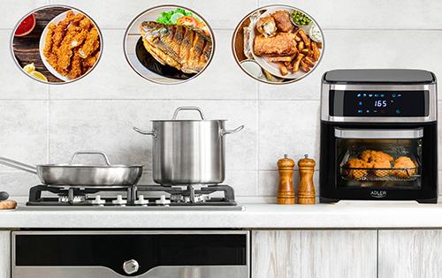 Productafbeelding Adler AD 6309 Friteuse Eén/Één Onafhankelijke Hetelucht Friteuse