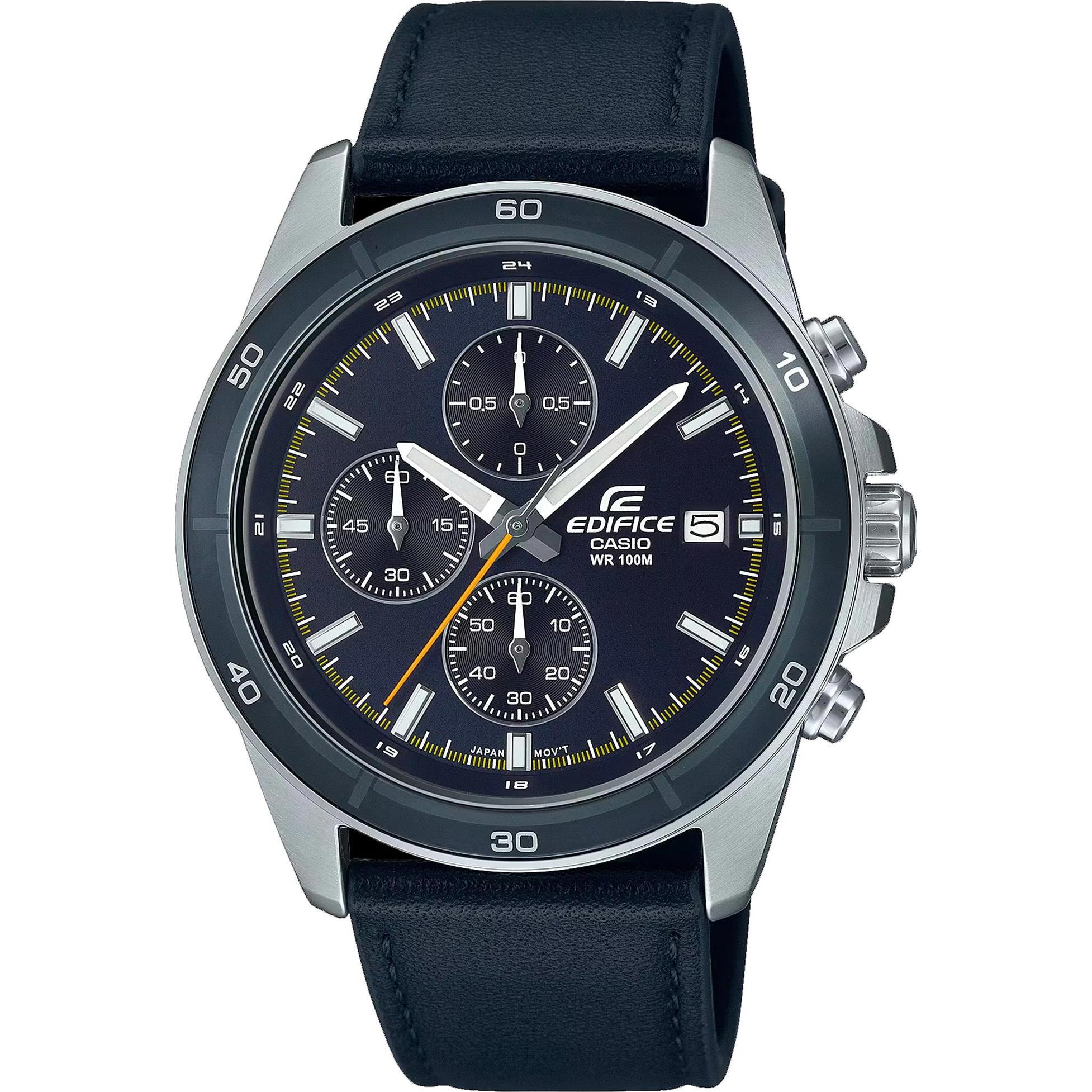 Casio, Armbanduhr, Edifice - EFR-526L-2CVUEF, Silber, Grau, (Chronograph, 48 mm)