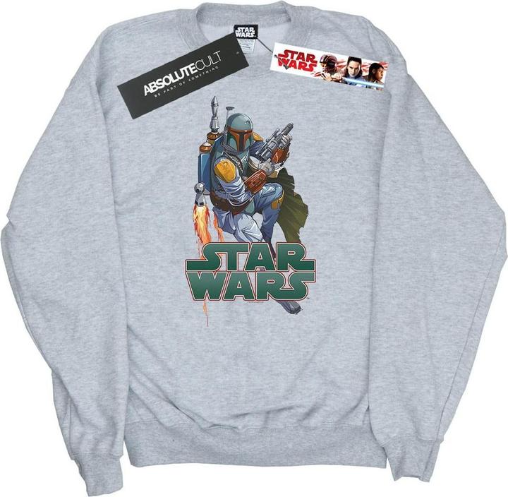 Immagine prodotto Star Wars Boba Fett Fired Up Felpa Ragazzi (116)