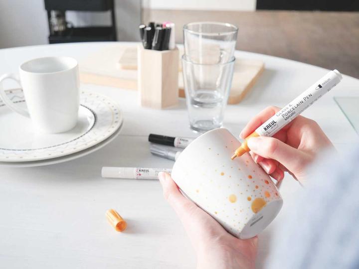 Actual product image Kreul Glass & Porcelain Pen Metallic fine