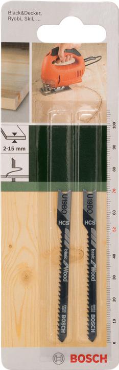 Produktbild Bosch Zubehör Stichsägeblatt HCS, U 19 BO Basic for Wood