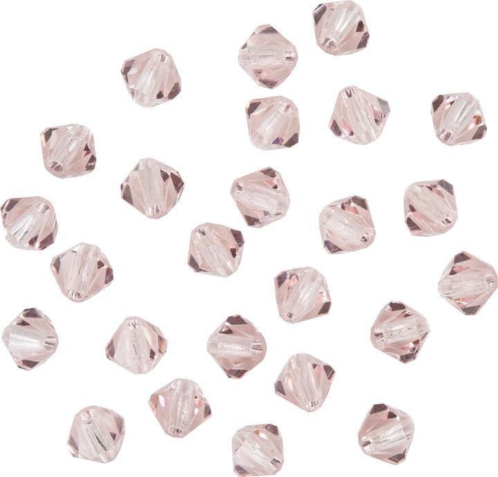 Immagine prodotto Pracht Perline glitterate in vetro, 4 mm, 25 pezzi.