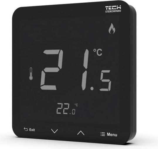 Produktbild Tech Air R-8-S PLUS Funk-Raumcontroller mit Feuchtemessung schwarz