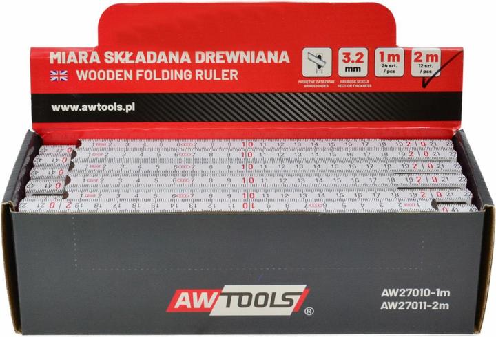 Immagine prodotto Awtools Misura pieghevole in legno 1m