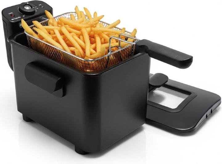 Brabantia BBEK1130BK Frituurpan - Friteuse - 4 Liter - 2200 Watt - RVS - Zwart