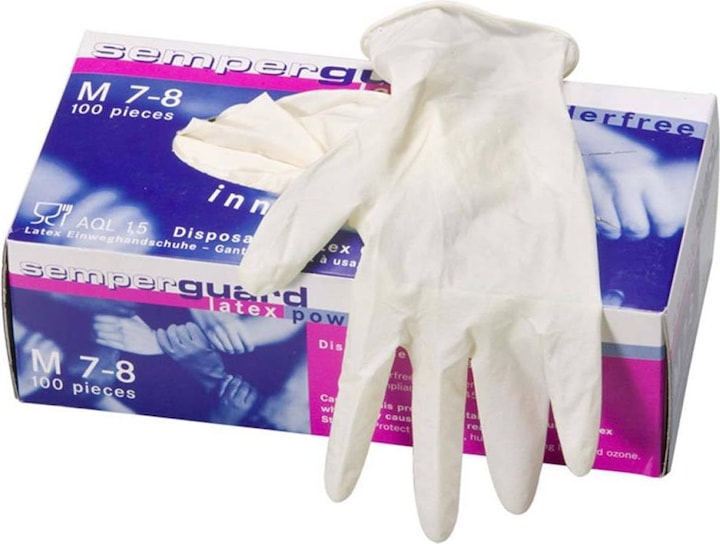 Image du produit Semperguard Gants en latex naturel à usage unique (L)