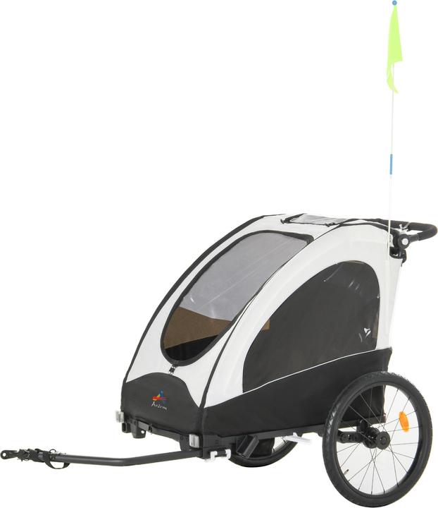 Produktbild Homcom 2 in 1 Fahrradanhänger für 2 Kinder