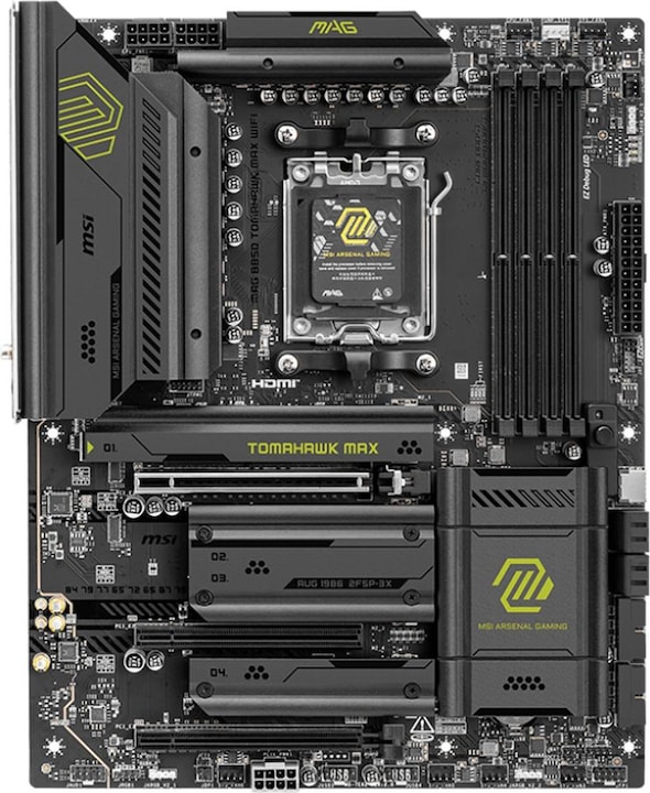 Produktbild MSI MAG B850 Tomahawk Max WIFI (AM5, AMD B850, ATX)