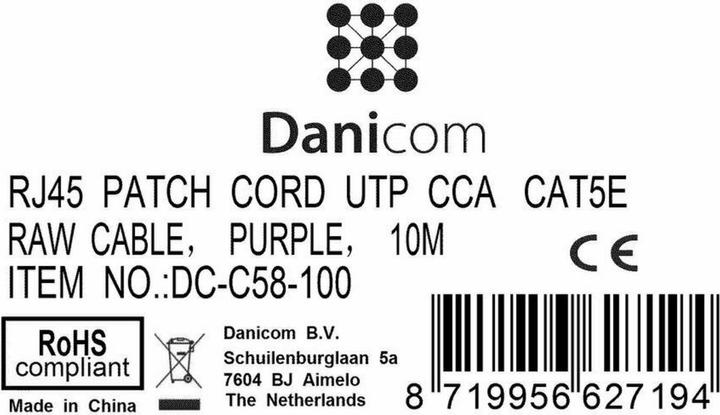 Produktbild Dsit CAT 5e Netzwerkkabel U/UTP (U/UTP, CAT5e, 10 m)