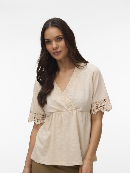 Immagine prodotto Mamalicious Normal geschnitten V-Ausschnitt Top Bluse (XS)