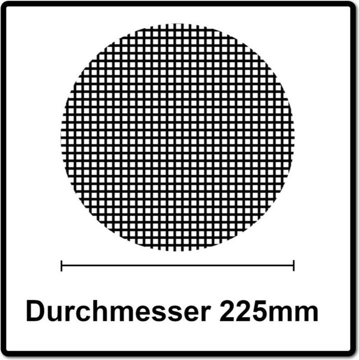 Image du produit Mirka ABRANET Poignée de disque de meulage 225 mm P320 - 50 pièces (2x 5422302532) (P320)