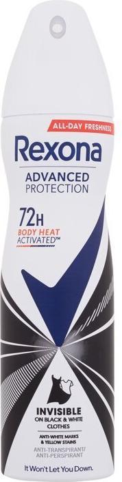 Image du produit Rexona Advanced Protection Invisible Antiperspirant Spray 72 heures 150 ml (Spray, 150 ml)