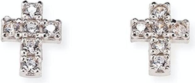Produktbild Amen Rosary Cross Ohrstecker (Silber 925)