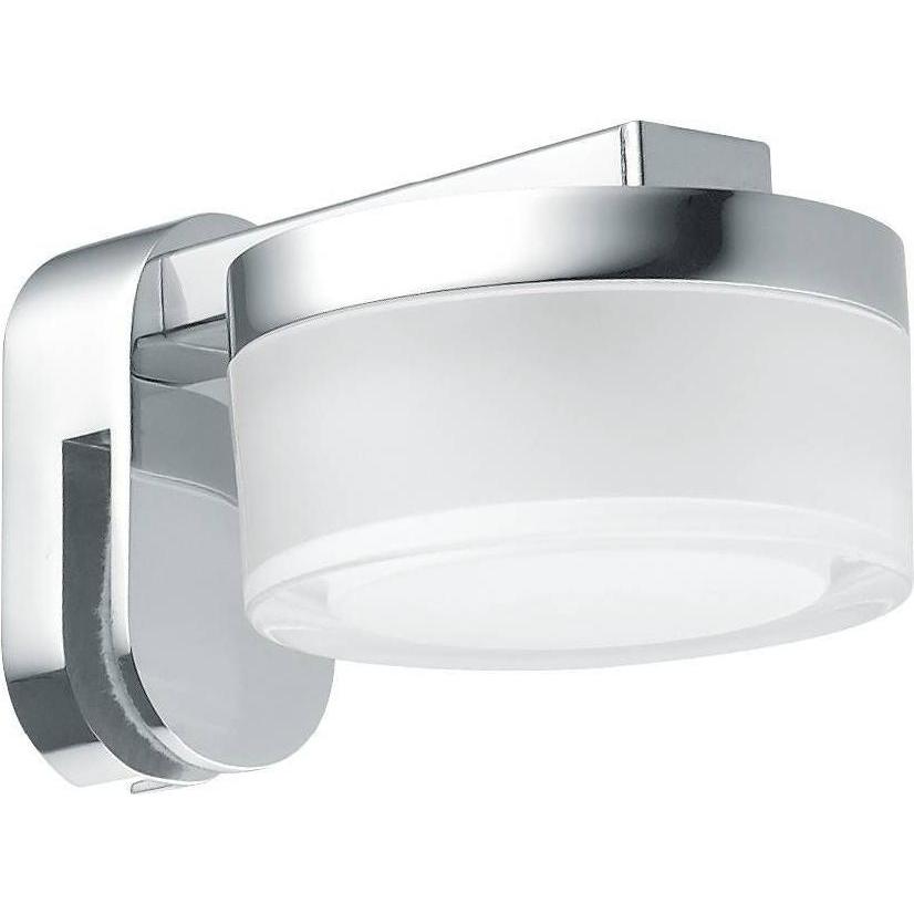 EGLO, Wandleuchte + Deckenleuchte, 97842 ROMENDO LED Wand-/Deckenleuchte 4,5W Spiegelleuchte Badlampe Chrom Satiniert Wa...