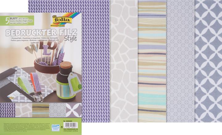 Produktbild Folia Bastelfilz Style (30 x 20 cm)