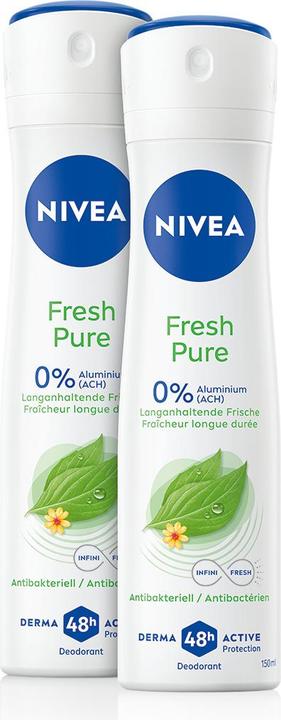 Immagine prodotto NIVEA Fresh Pure Spray DUO (Getto vaporizzato, 300 ml)