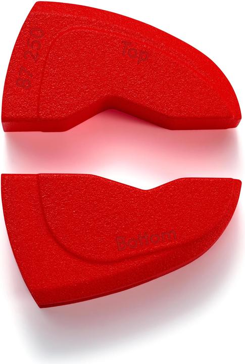 Actual product image Knipex 3 pairs of plastic jaws for all 87 XX 250 mm models (models from 2007) (86 mm)