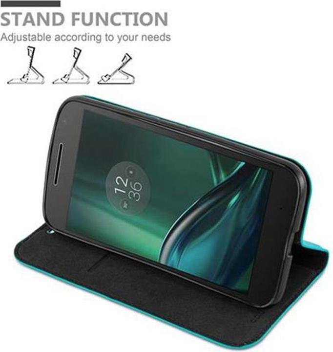 Actual product image Cadorabo Case Book Invisible Magnet (Motorola Moto G4, Motorola Moto G4 Plus)