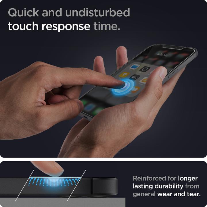 Actual product image Spigen tR EZ Fit (2 Piece, Apple iPhone 12)