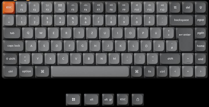 Produktbild Keychron K3 Max (DE, Kabelgebunden, Kabellos)