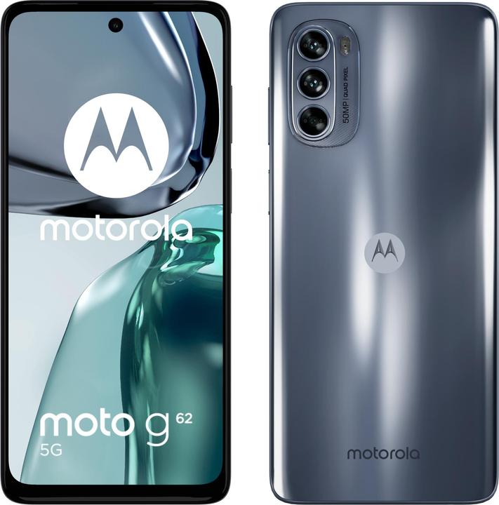 Actual product image Motorola Moto G62 5G (128 GB, Midnight Grey, 6.50", Hybrid Dual SIM, 50 Mpx, 5G)