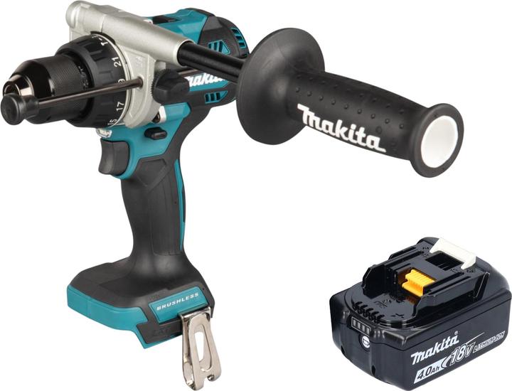 Immagine prodotto Makita DHP 492 M1 Avvitatore a percussione a batteria 18 V 141 Nm Brushless + 1x batteria 4,0 Ah - (Batteria ricaricabile)