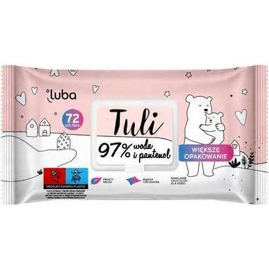 Luba Tuli Moisturizing Wipes For Children With Water And Panthenol - 72 Pieces (72 pz.)