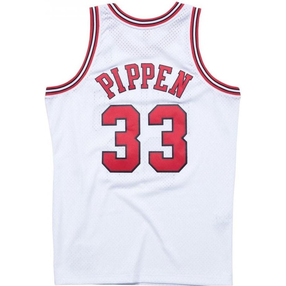 Thumbnail - Mitchell & Ness, Herren, Sportshirt, Swingman Jersey Chicago Bulls 199798 Scottie Pippen (S), Weiss, S