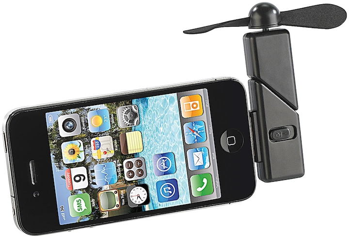 Produktbild Callstel Mini-Ventilator für iPhone & iPod touch mit Dock-Connector, 30-polig