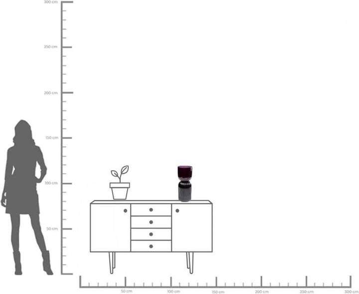 Image du produit Kare Design Vase Marvelous Duo Pink Grau 40cm