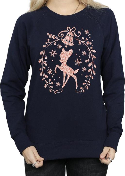 Immagine prodotto Disney Bambi Christmas Wreath Felpa Donna (M)
