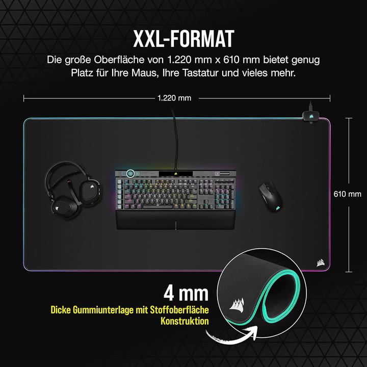 Actual product image Corsair MM700 RGB Extended (XXL)