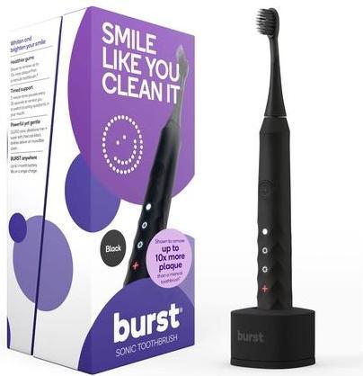 Produktbild Hairburst Burst Original Sonic Electric Toothbrush for Adults Black - Soft Bristle Deep (Schallzahnbürste)