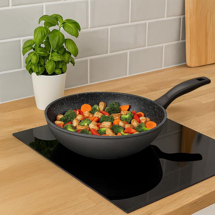 Actual product image Stoneline Wok 30cm, Made in Germany (Wok, Aluminium)
