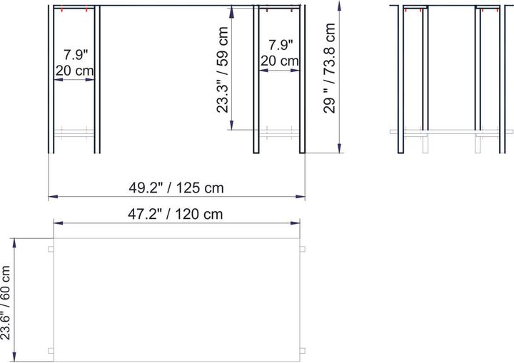 Actual product image Kalune Design Lyric (125 x 60 x 73.80 cm)