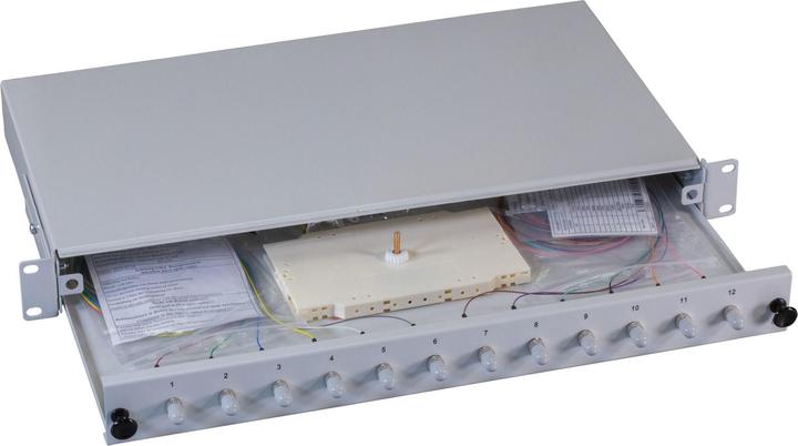 Actual product image EFB Elektronik Splice box 12 ST/ST 50/125µ a. pigtail/coupling,OM4