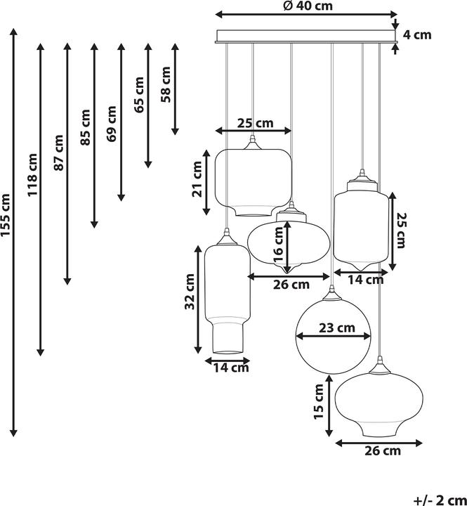 Actual product image Beliani Bemboka (E27)