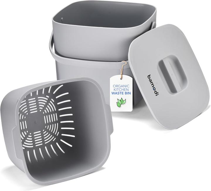 Produktbild Bamodi Biomülleimer mit Doppelfach (7 l)
