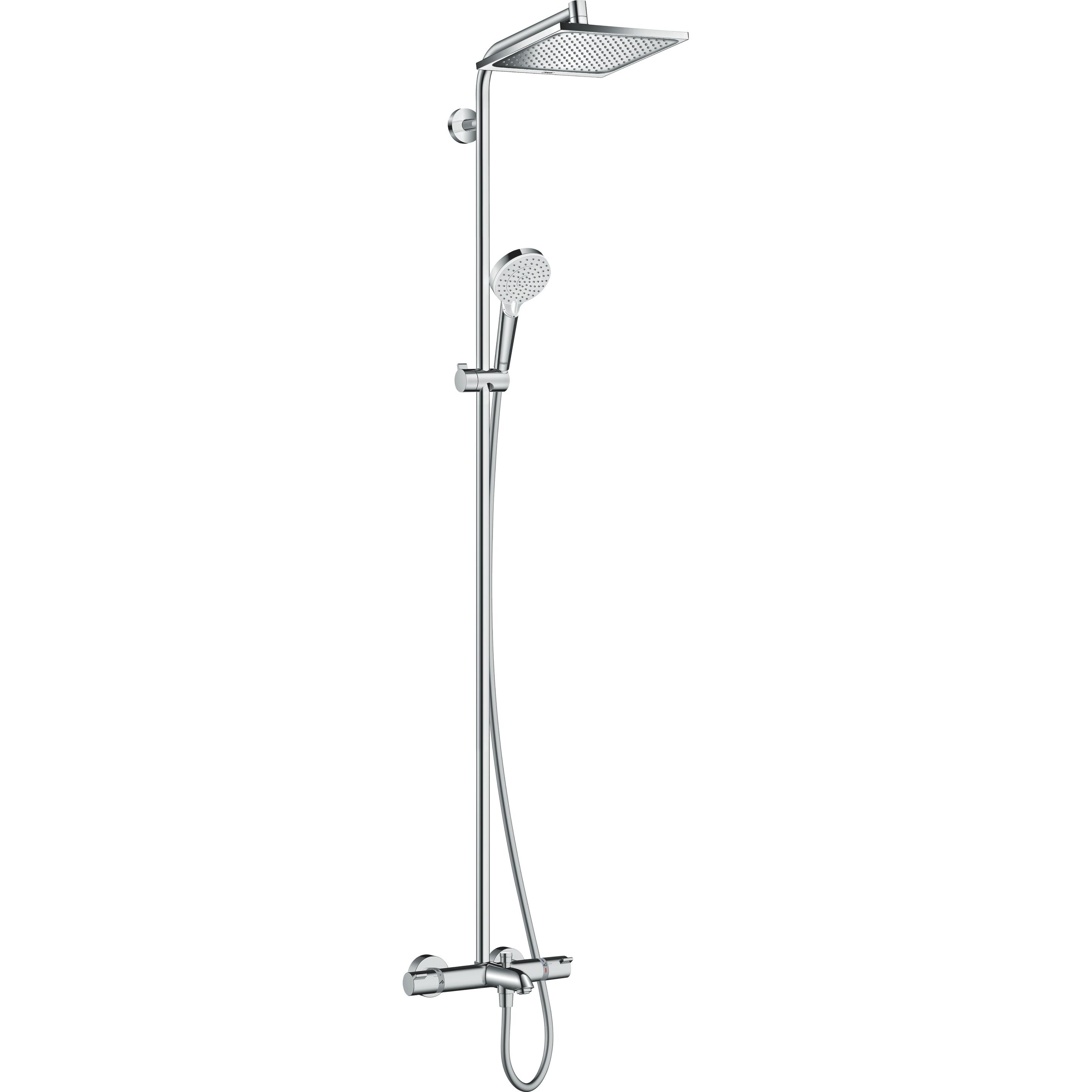 Hansgrohe, Sistema Doccia, Hg Tubo Doccia Crometta E 240 1JET Dn 15, Per Vasca Cromata