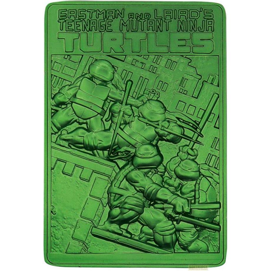 Fanattik Teenage Mutant Ninja Turtles Metallbarren 40th Anniversary Green Limited Edition