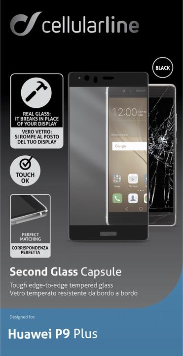 Actual product image Cellularline Second Glass Capsule (1 pcs., Huawei P9 Plus)
