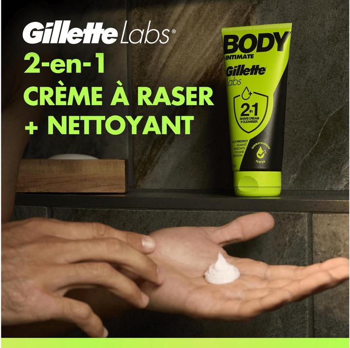 Produktbild Gillette Labs Body + Intimate 2 in 1 (177 ml, Rasiercreme)