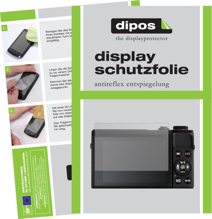 Produktbild Dipos Displayschutzfolie Antireflex (Displayschutz, PowerShot G7X Mark III)