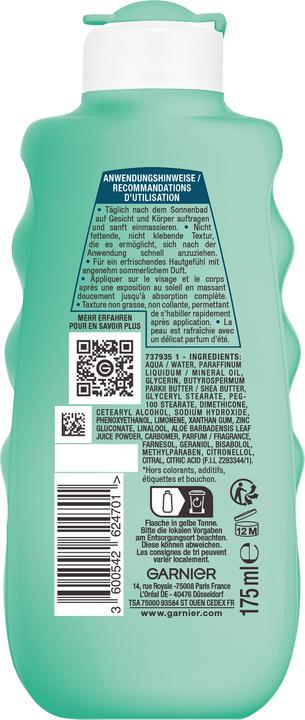 Actual product image Garnier Ambre Solaire After Sun (175 ml, After Sun Lotion)