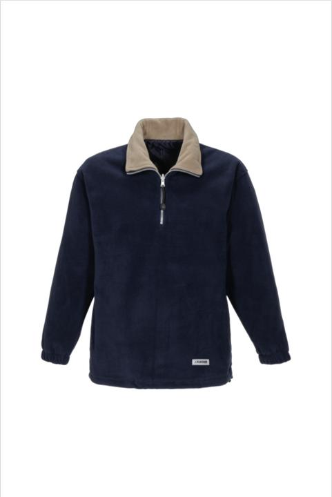 Produktbild Planam Relax Fleecetroyer marine/camel M L (L)