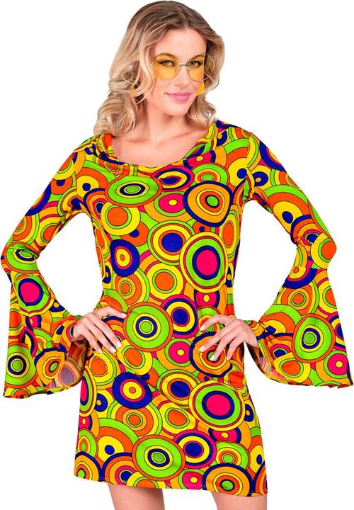 Immagine prodotto Widmann THE 70s GROOVY STYLE - yellow circles (Kleid), S (S)