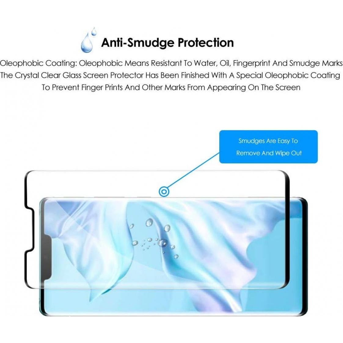 Screenguard LG Q60 Full Screen Panzerglas Schutzfolie 2.5D 9H (1 Stück, LG Q60), Smartphone Schutzfolie, Schwarz